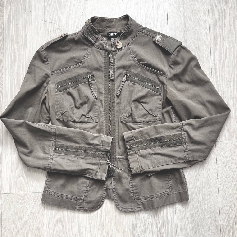 DKNY Military Utility Jacket - Size 2